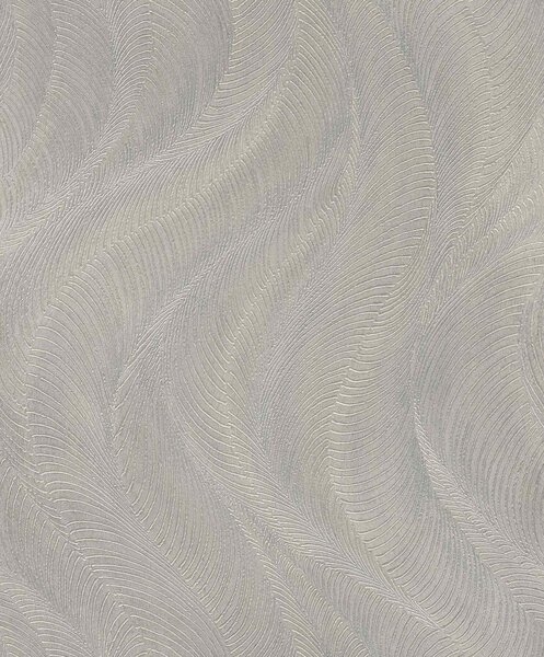 RASCH | Vliesová tapeta na stenu Incanto 659634 | 0,53 x 10,05 m | metalická, šedá