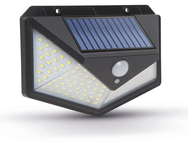 Solárny reflektor s pohybovým senzorom - nástenný - 136 LED