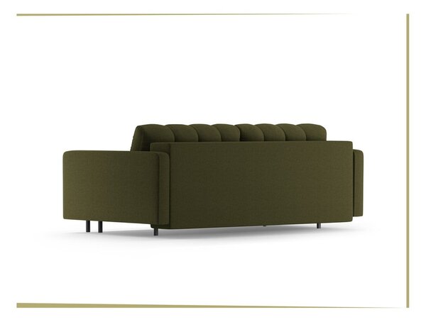 Zelená rozkladacia/s úložným priestorom pohovka 222 cm Bali – Cosmopolitan Design