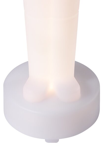 Vianočná stolná lampa biela vrátane LED stmievateľná a nabíjateľná RGBW-IC - Nutcracker