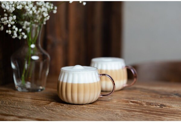 Hrnčeky na cappuccino v súprave 2 ks 350 ml Tulip – Vialli Design