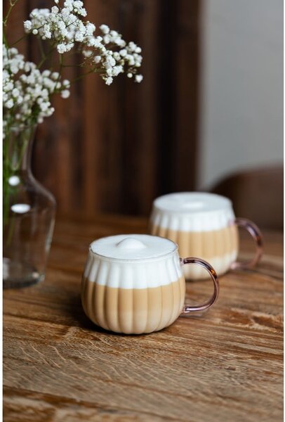 Hrnčeky na cappuccino v súprave 2 ks 350 ml Tulip – Vialli Design