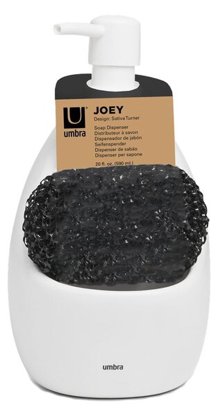 Biely keramický dávkovač mydla 590 ml Joey – Umbra