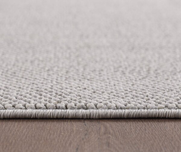 Ayyildiz, Kusový koberec Loom 4300 Silver kruh, 120x120 (priemer) kruh, šedá, obývacia izba