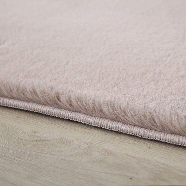 Ayyildiz , Kusový koberec Pouffy 5100 Beige, 60x110, béžová, obývacia izba