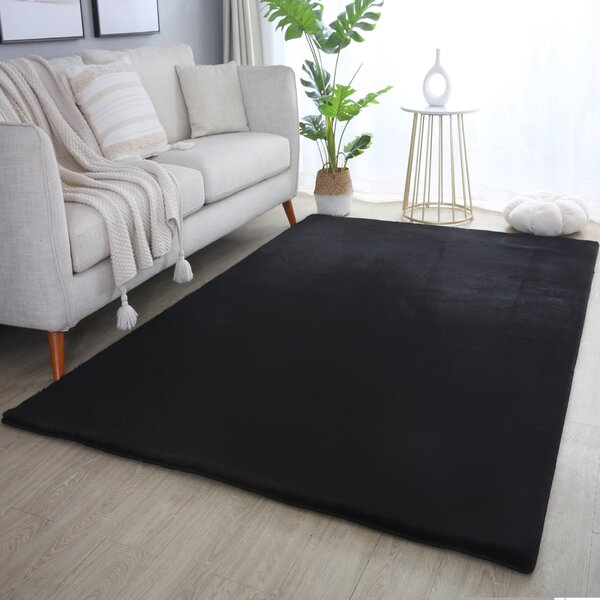 Ayyildiz , AKCIA: 160x230 cm Kusový koberec Pouffy 5100 Black, čierna, obývacia izba
