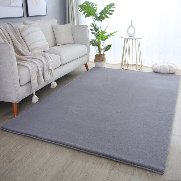 Ayyildiz , Kusový koberec Pouffy 5100 Grey, 60x110, šedá, obývacia izba