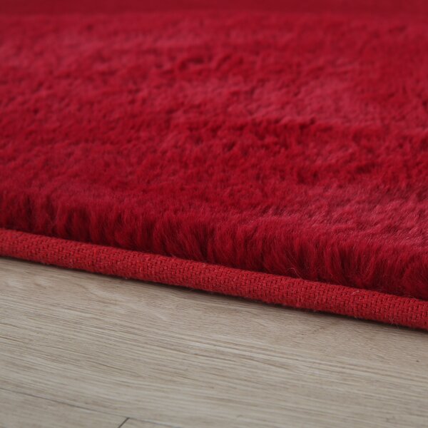 Ayyildiz , Kusový koberec Pouffy 5100 Red, 60x110, červená, obývacia izba