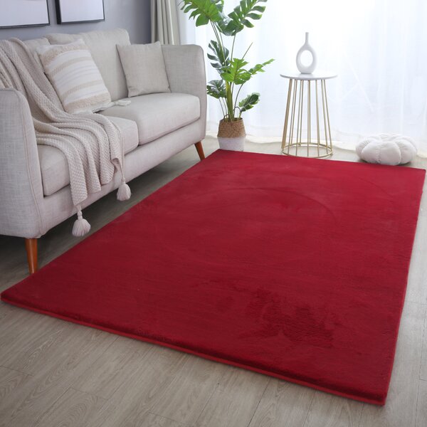 Ayyildiz , Kusový koberec Pouffy 5100 Red, 60x110, červená, obývacia izba