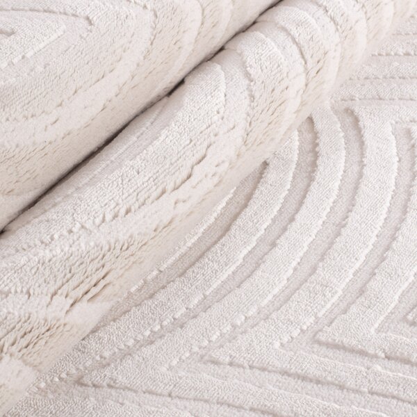 Ayyildiz , Kusový koberec Sahara 1113 Cream, 80x150, biela, obývacia izba