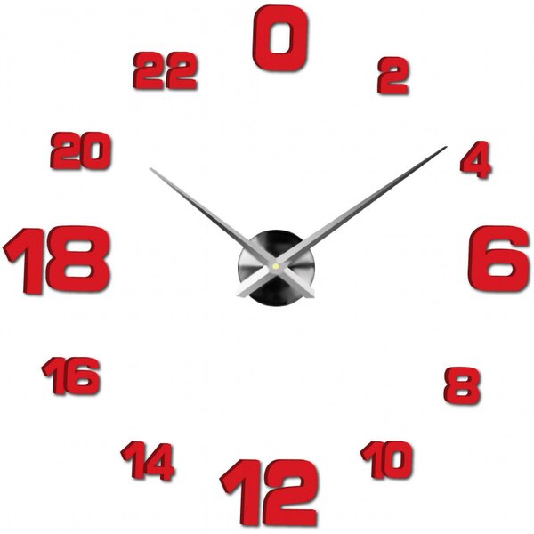 Moderné nalepovacie hodiny na stenu | SENTOP 12S022-Wall clock
