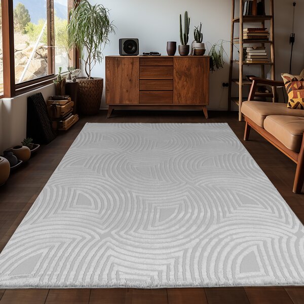 Ayyildiz , Kusový koberec Sahara 1113 Silver, 80x150, šedá, obývacia izba