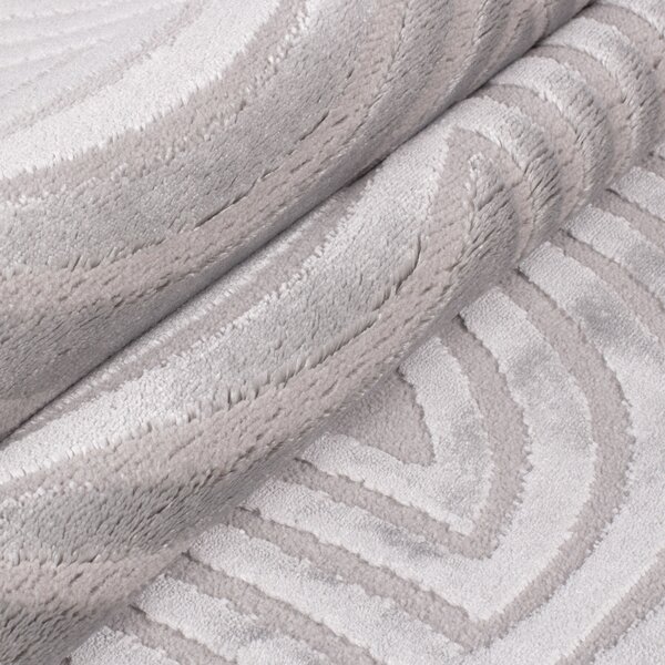 Ayyildiz , Kusový koberec Sahara 1113 Silver, 80x150, šedá, obývacia izba