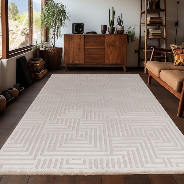 Ayyildiz , Kusový koberec Sahara 1114 Beige, 120x170, béžová, obývacia izba