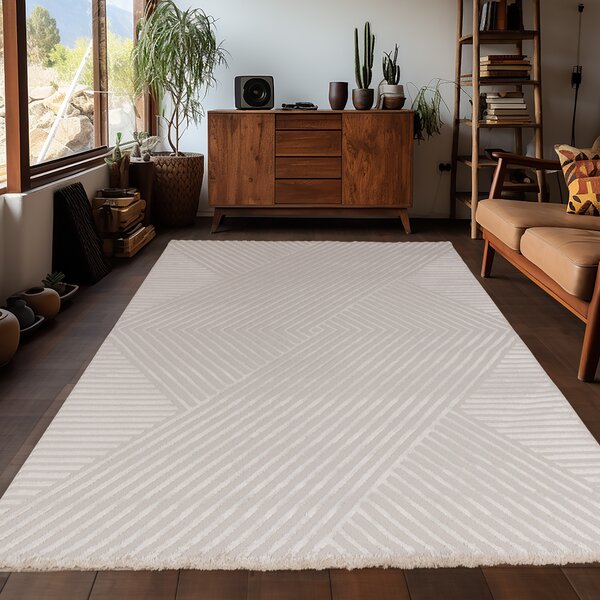 Ayyildiz , Kusový koberec Sahara 1115 Beige, 80x150, béžová, obývacia izba