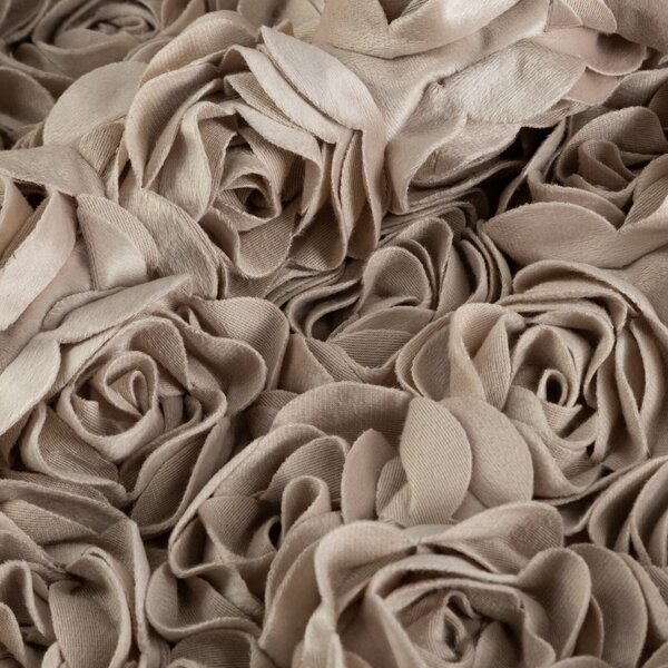 ZATEMŇOVACÍ ZÁVES NA PÁSKE EVA MINGE ROSES13 140X270 CM TMAVOBÉŽOVÁ