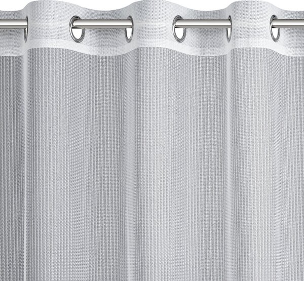 ZÁCLONA NA KRÚŽKOCH SADIE 300X150 CM BIELA