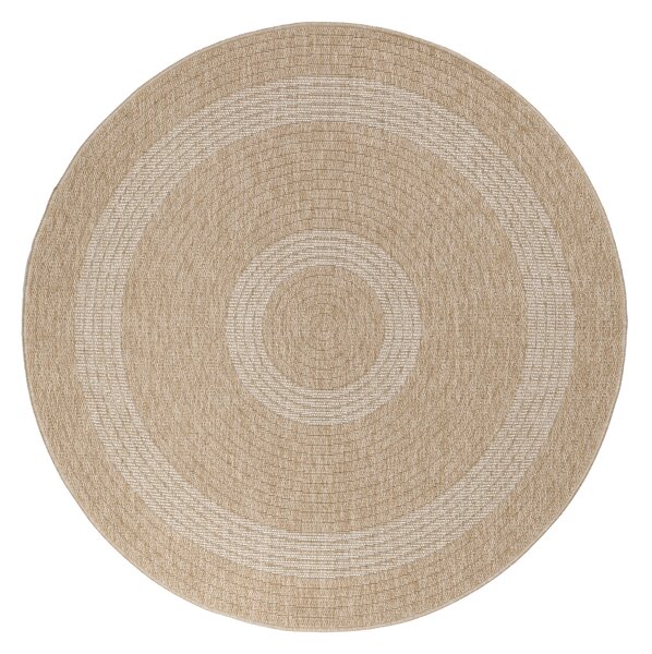 Ayyildiz, Kusový koberec Comilla 886 Beige kruh, 120x120 (priemer) kruh, béžová, chodba / predsieň