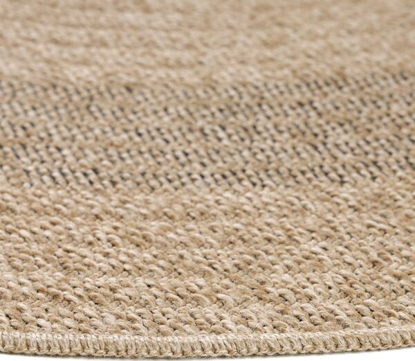 Ayyildiz, Kusový koberec Comilla 886 Black kruh, 80x80 (priemer) kruh, hnedá, chodba / predsieň