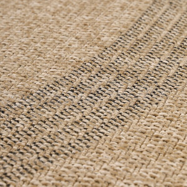 Ayyildiz, Kusový koberec Comilla 886 Black kruh, 80x80 (priemer) kruh, hnedá, chodba / predsieň