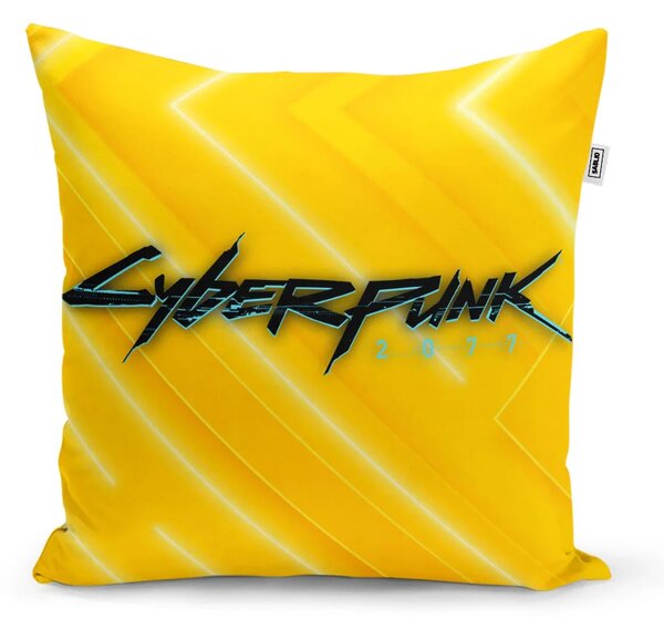 Sablio Vankúš Cyberpunk 2077 Žltý - 40x40 cm