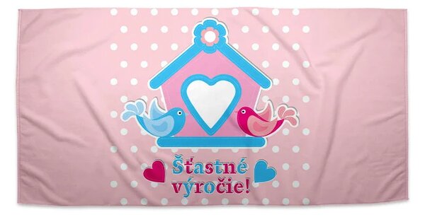 Sablio Uterák Šťastné výročí 2 - 30x50 cm