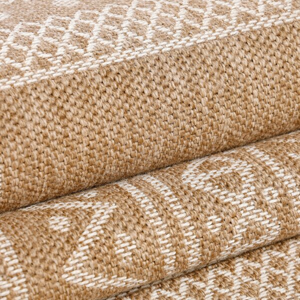 Ayyildiz , Kusový koberec Dhaka 8714 Beige, 80x150, béžová, chodba / predsieň