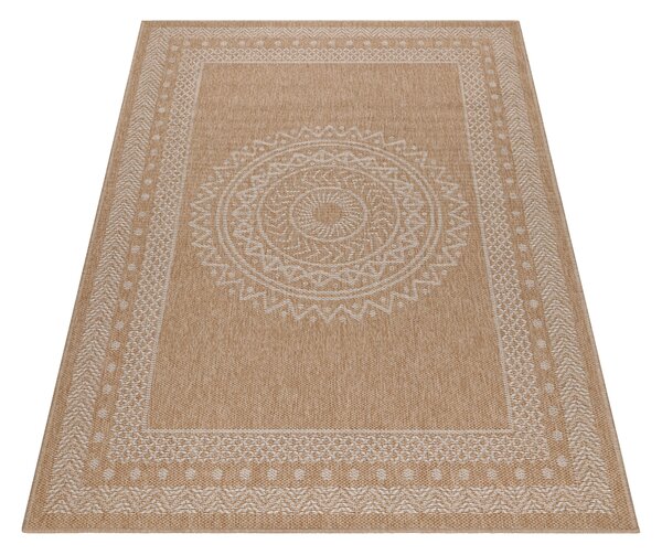 Ayyildiz , Kusový koberec Dhaka 8714 Beige, 80x150, béžová, chodba / predsieň