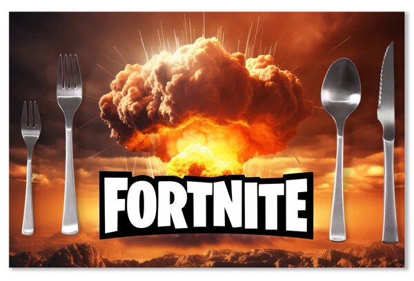 Sablio Prestieranie FORTNITE Explózia: 40x30cm