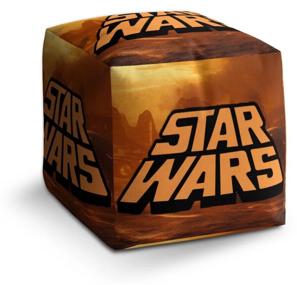 Sablio Taburet Cube Star Wars Lávová planéta - 40x40x40 cm