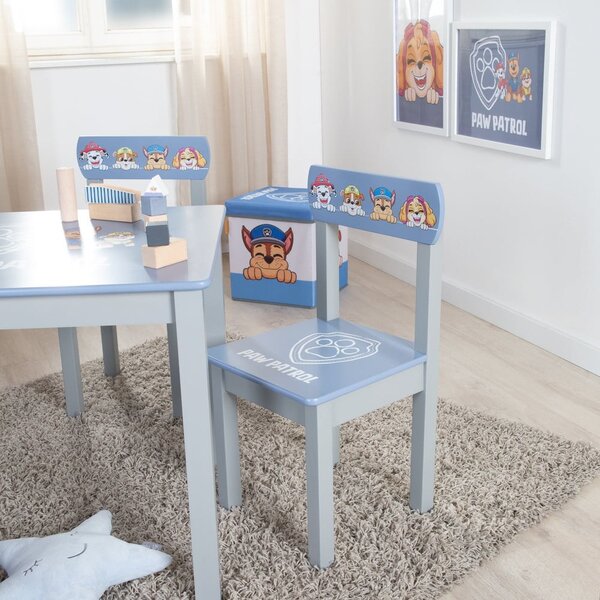 Modrá detská stolička Paw Patrol – Roba