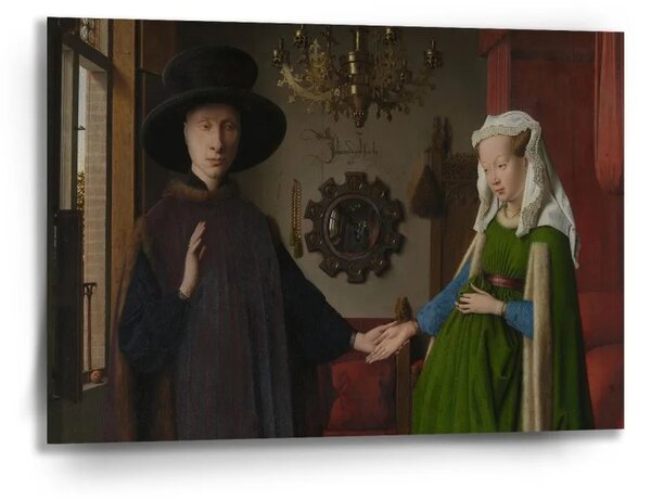 Sablio Obraz Svadba manželov - Jan van Eyck - 90x60 cm