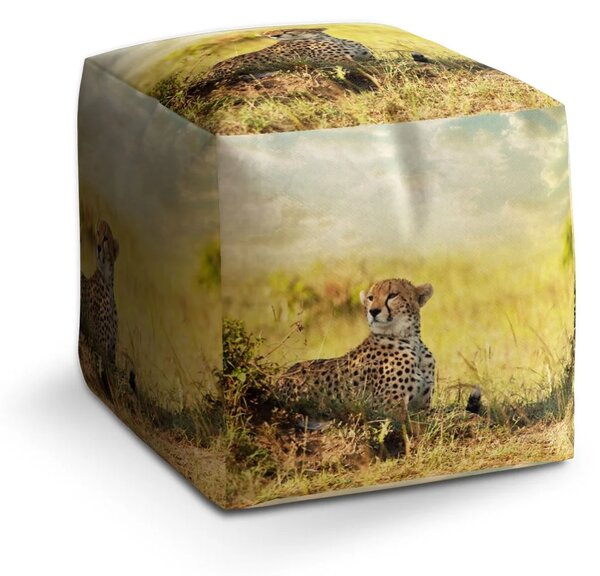 Sablio Taburet Gepard - 40x40x40 cm