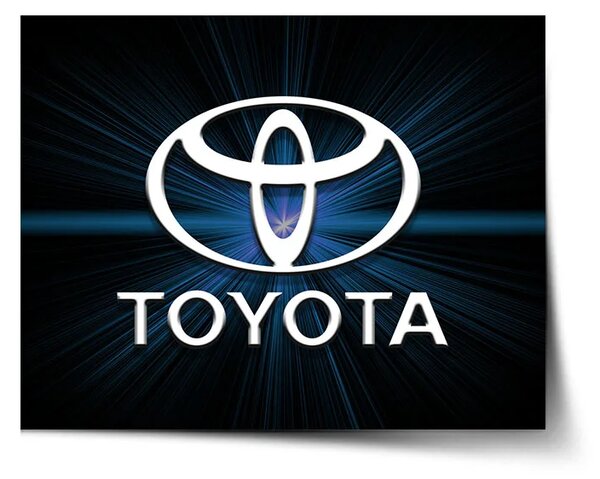 Sablio Plagát Toyota Blue Glow - 60x40 cm