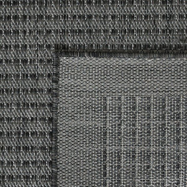 Ayyildiz , Kusový koberec Giza 1410 Black kruh, 120x120 (priemer) kruh, čierna, chodba / predsieň