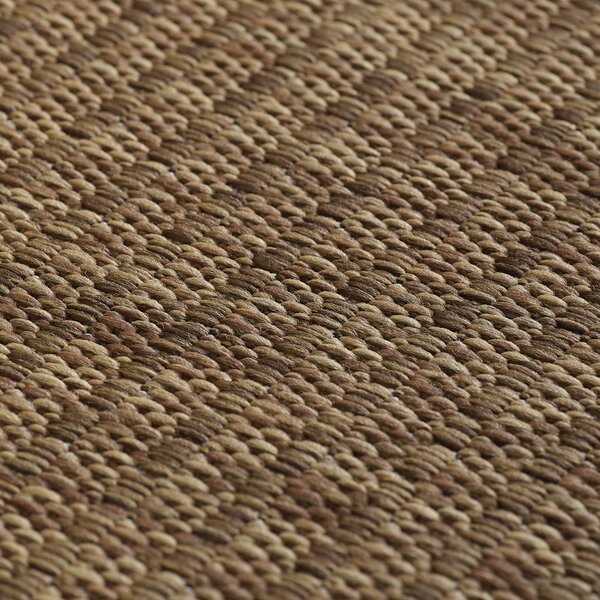 Ayyildiz, Kusový koberec Giza 1410 Brown kruh, 120x120 (priemer) kruh, hnedá, chodba / predsieň