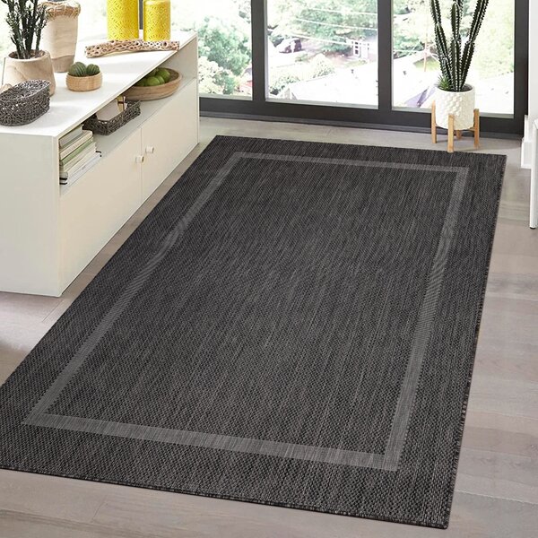 Ayyildiz , Kusový koberec Relax 4311 Black, 60x100, čierna, chodba / predsieň