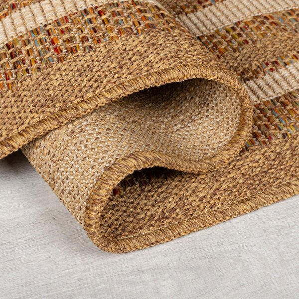 Vnútorný a vonkajší koberec v prírodnej farbe 160x230 cm Layla Border – Flair Rugs