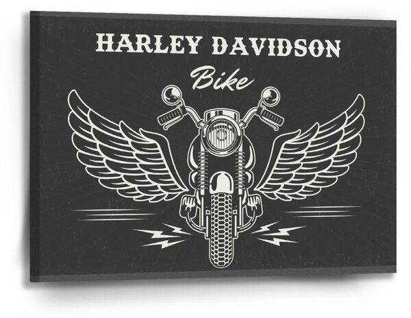 Sablio Obraz Harley-Davidson S krídlami - 90x60 cm