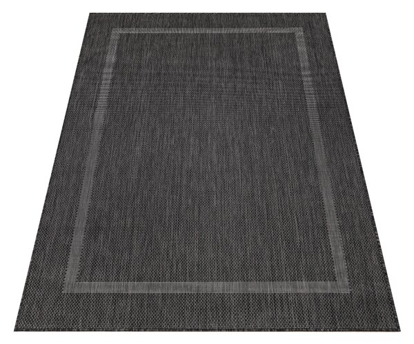 Ayyildiz , Kusový koberec Relax 4311 Black, 60x100, čierna, chodba / predsieň