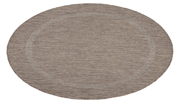 Ayyildiz, Kusový koberec Relax 4311 Brown kruh, 120x120 (priemer) kruh, hnedá, chodba / predsieň
