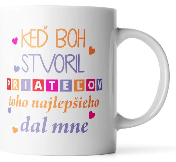 Sablio Hrnček Keď Boh stvoril priateľa - 330 ml - standard