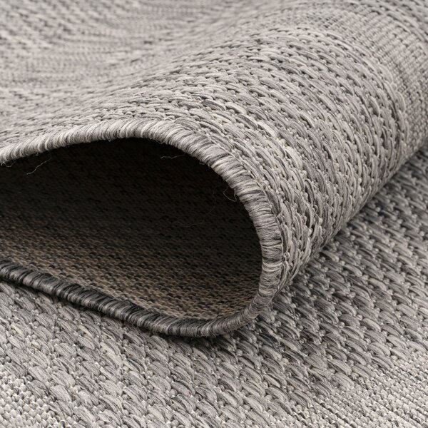 Ayyildiz , Kusový koberec Relax 4311 Grey kruh, 120x120 (priemer) kruh, šedá, chodba / predsieň