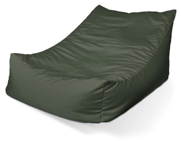 Sablio Sedací vak Lounge Vojenská zelená 2 - 80 x 95 x 50 cm