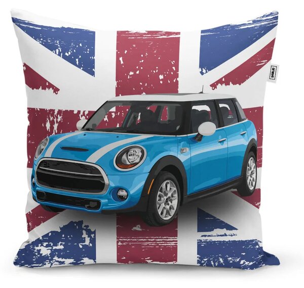 Sablio Vankúš Mini sedan Britská vlajka - 40x40 cm
