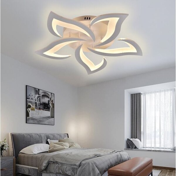 Brilagi -LED Stmievateľný prisadený luster TWIST LED/55W/230V 3000-6500K biela + DO