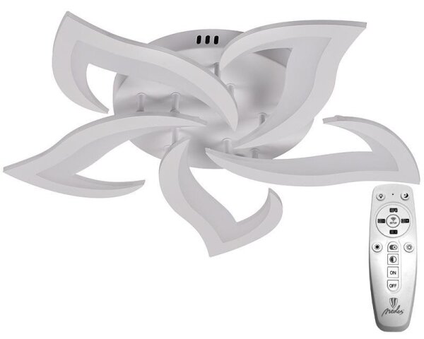Brilagi -LED Stmievateľný prisadený luster TWIST LED/55W/230V 3000-6500K biela + DO
