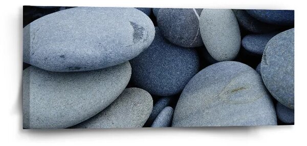 Sablio Obraz Čierne kamene - 110x50 cm