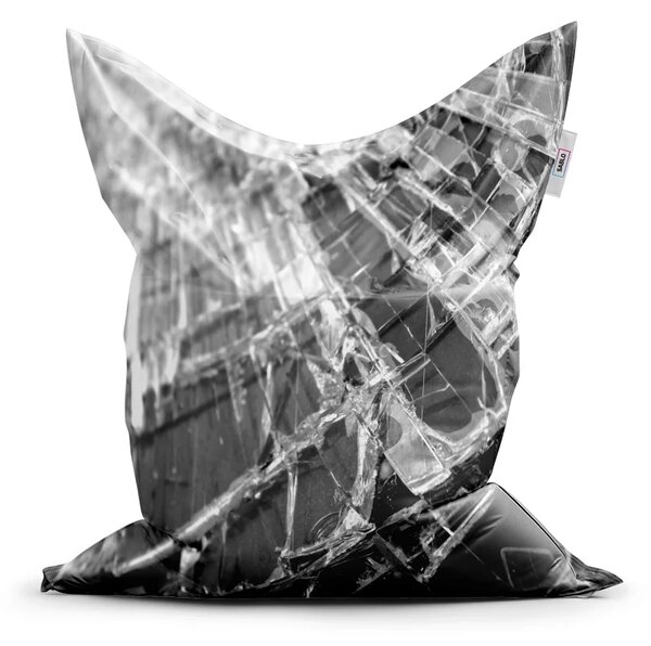 Sablio Sedací vak Rozbité sklo - 150x100 cm