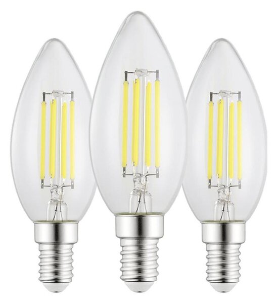 SADA 3x LED žiaroviek VINTAGE C35 E14/2,2W/230V 2700K - Eglo 110439